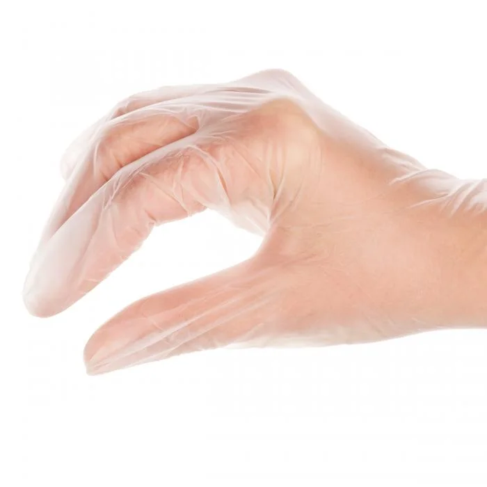 Disposable Gloves Labor Protection Rubber Latex Transparent PVC Baking Gloves Oil Resistant